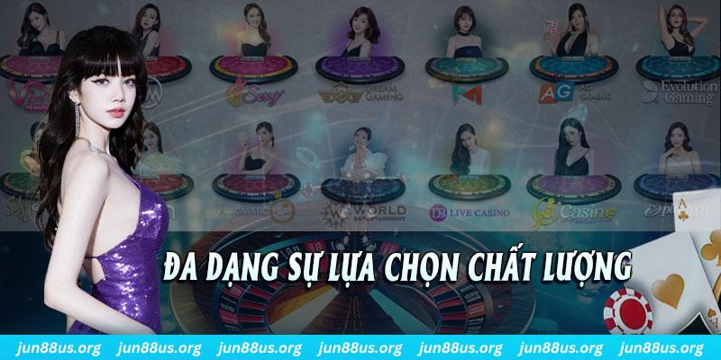 Khám Phá Sảnh Casino Với Kho Game Đổi Thưởng Đồ Sộ Cực Chất 3 Đa dạng các siêu phẩm hấp dẫn, bắt mắt, tỷ lệ thưởng cao