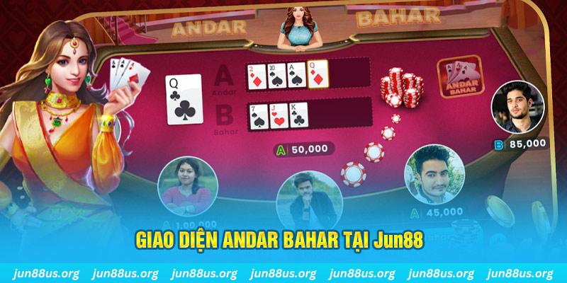 Khám Phá Andar Bahar: Trò Chơi Casino Hấp Dẫn Tại Jun88! 1 Giao diện Andar Bahar tại nhà cái